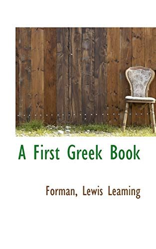 The First Greek Book