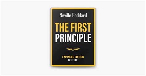 The First Principle - Expanded Edition Lecture