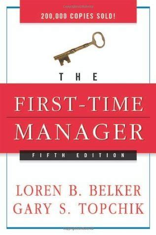 The First-time Manager