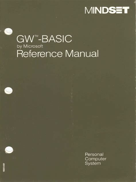 The GW-BASIC Reference