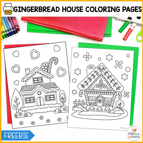 The Gingerbread House Coloring Book