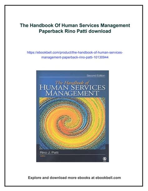 The Handbook of Human Services Management