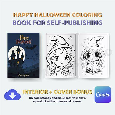 The Happy Halloween Coloring Book