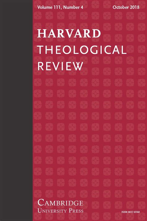 The Harvard Theological Review, Volume 4...