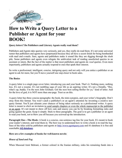 The Inspired Query Letter