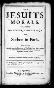 The Jesuits morals