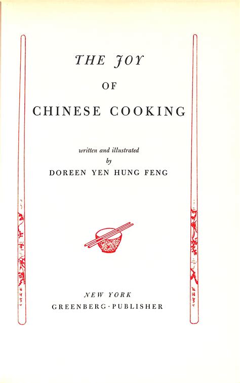 The Joy of Chinese Cooking