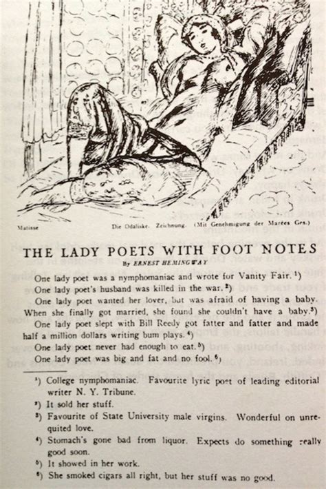 The Lady Poets With Foot Notes