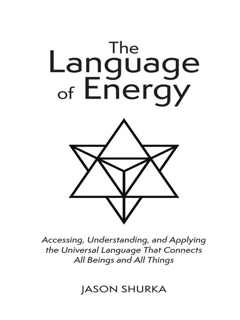 The Language of Energy