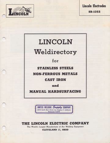 The Lincoln Weldirectory
