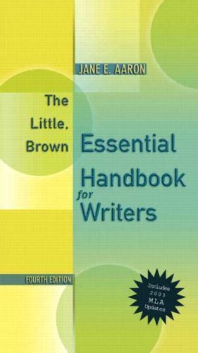 The Little, Brown Essentials Handbook
