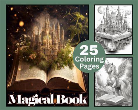 The Magical Coloring Book: Fantasy coloring book