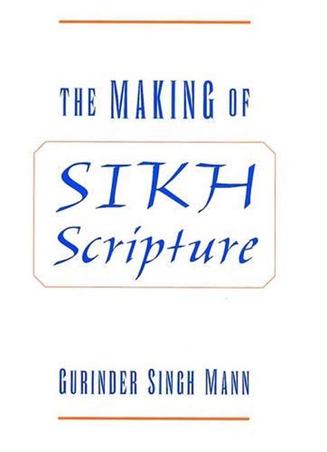 The Making of Sikh Scripture
