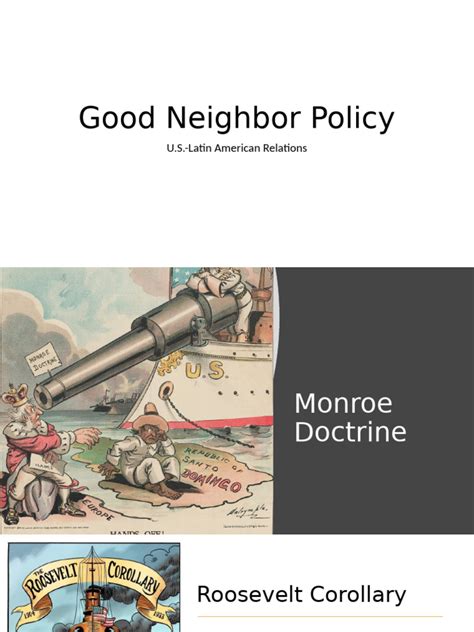 The Making of the Good Neighbor Policy