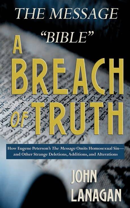 The Message "Bible" - a Breach of Truth