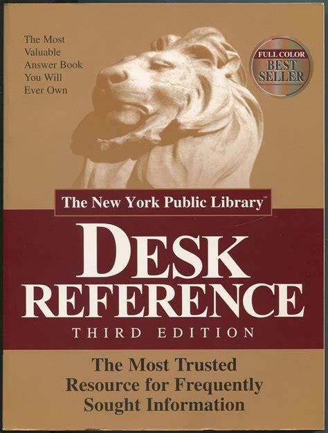 The New York Public Library Desk Reference
