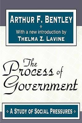 The Process of Government: A Study of Social Pressures