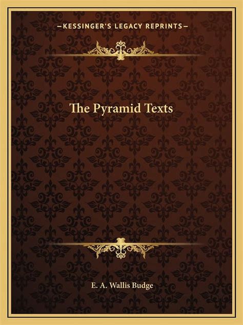 The Pyramid Texts (SCREENPLAY) Paperback