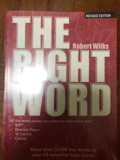 The Right Word