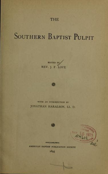 The Southern Baptist Pulpit