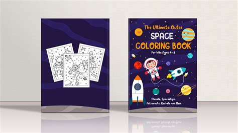 The Space - A Coloring Book for Kids