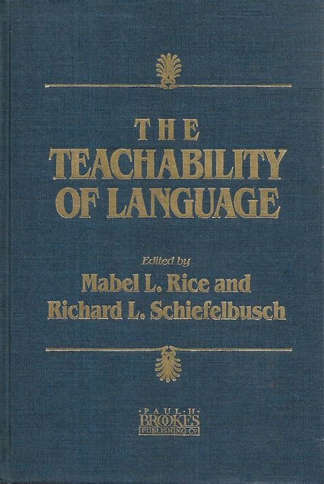 The Teachability of Language
