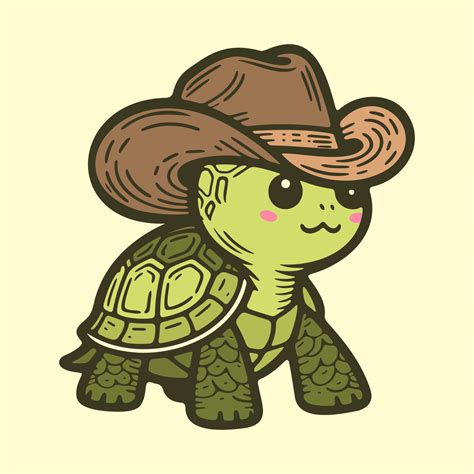The Turtle And The Cowboy Hat