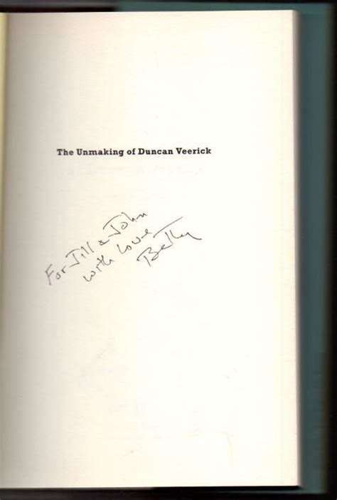 The Unmaking of Duncan Veerick