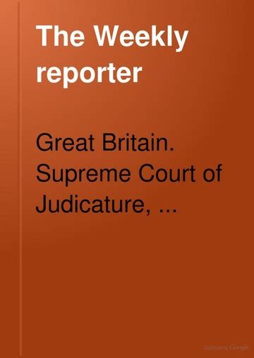 The Weekly Reporter, Appellate High Court, Volume 16