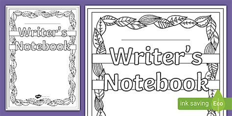 The Writer - Blank Notebook