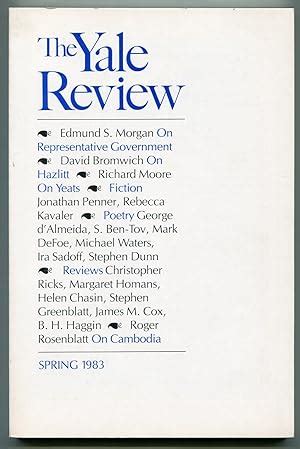 The Yale Review, Volume 73, Number 3 (Spring 1984)