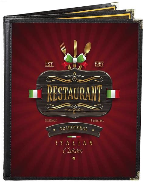 The italian Menu