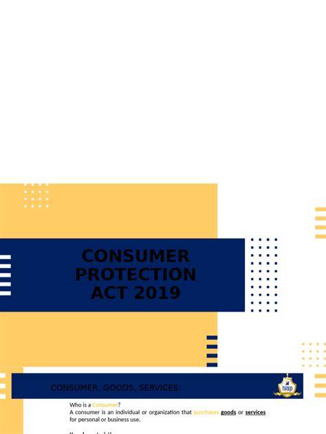 The need for consumer protection: A document