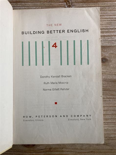 The new Building better English