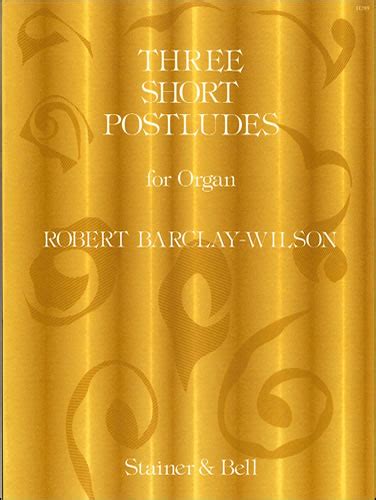Three Short Postludes