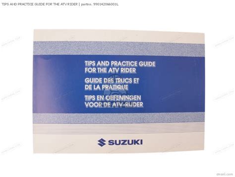 Tips and Practice Guide Suzuki ATV