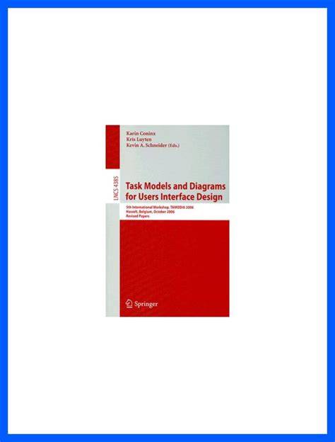 Title: Task Models and Diagrams for Users Interface Desig