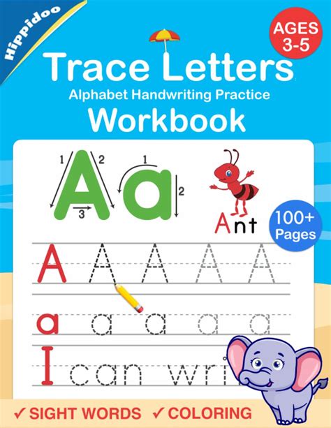 Trace letters workbook