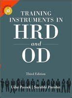 Training Instruments In Hrd And Od