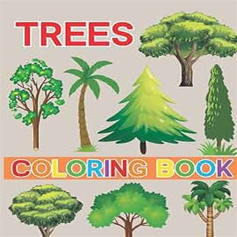 Trees Coloring Book