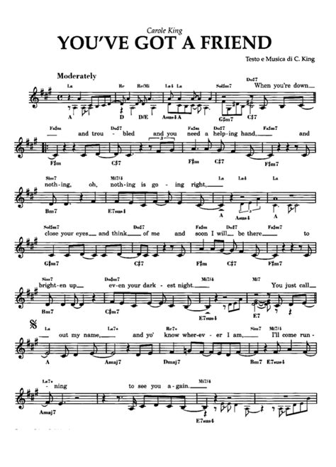 True Friend Sheet Music