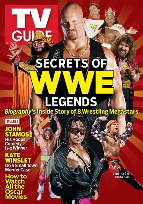 Tv Guide Magazine April 12-25 2021 Secrets Of Wwe Legends