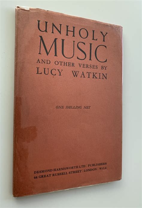 UNHOLY MUSIC And Other Verses.