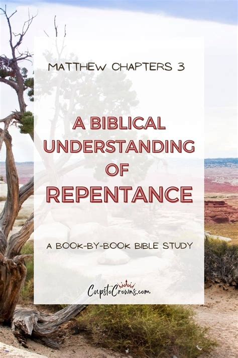 Understanding Biblical Repentance when Rightly Divided