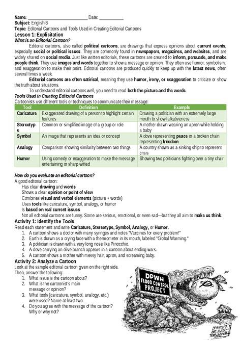 Understanding Editorial Cartoons