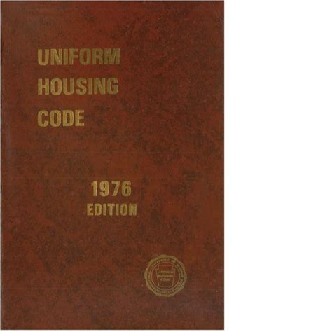 Uniform Housing Code 1976