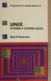 Unix System V System Calls: Programmer's Rapid Reference