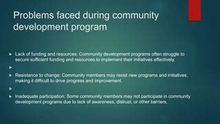 Urban Problems and Community Development