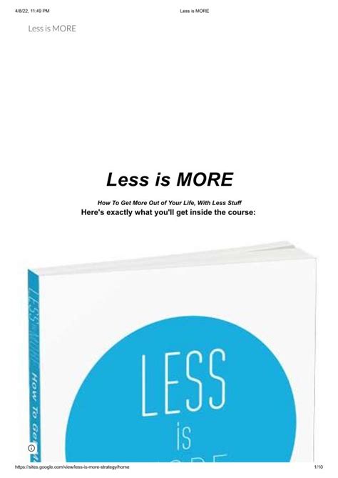 Use Less Stuff