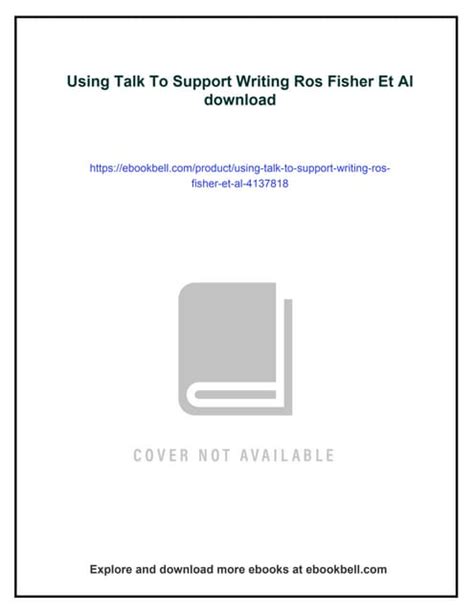 Using Talk to Support Writing